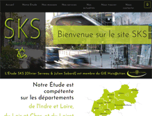 Tablet Screenshot of huissier-tours.com